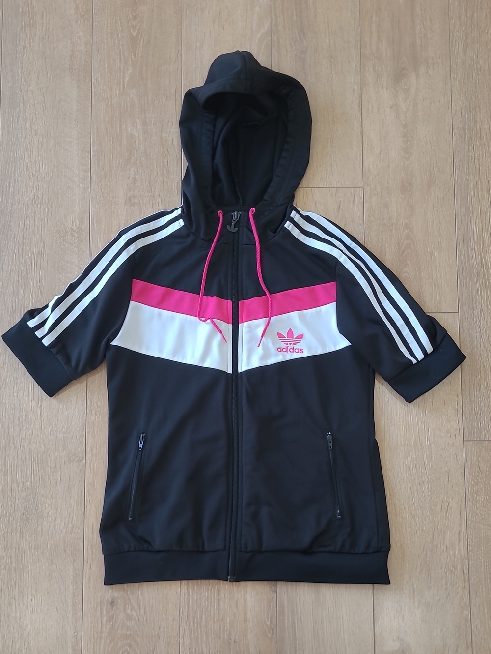 2011 Adidas Originals Colorado Short Sleeve Track Jacket Hoodie